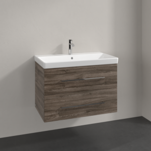 Villeroy and Boch Avento vanity unit A89100RK 78x51.4x45.2cm, 2 pull-outs, wall- Stone Oak