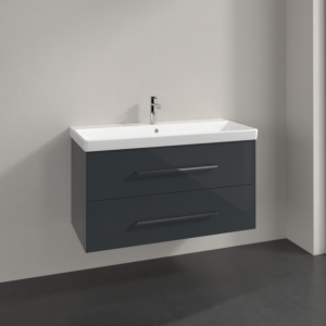 Villeroy & Boch Avento Unterschrank A89200B1 96,7x52,0x44,7cm, 2 Auszüge, Crystal Grey