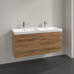 Villeroy und Boch Avento Waschtisch-Unterschrank A89300RH 118x51,4x45,2cm, 4 Auszüge, wandhängend, Kansas Oak