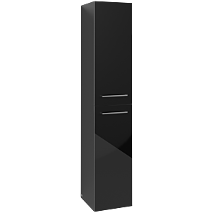 Villeroy & Boch Avento Hochschrank A89401B3 35x176x37cm, Crystal Black, Anschlag rechts