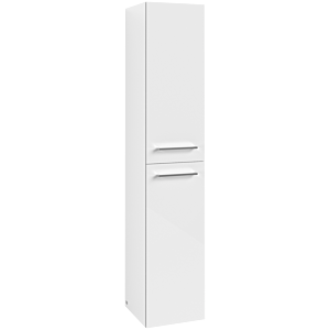 Villeroy & Boch Avento Hochschrank A89401B4 35x176x37cm, Crystal White, Anschlag rechts