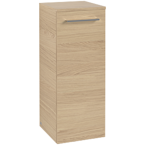 Villeroy und Boch Avento Seitenschrank A89501VJ Nordic Oak, 35 x 89 x 37,3 cm, Anschlag rechts, 1 Tür
