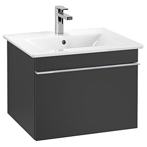 Villeroy und Boch Venticello Waschtisch-Unterschrank A93201PD 55,3x42x50,2cm, Griff Chrom, Black Matt Lacquer