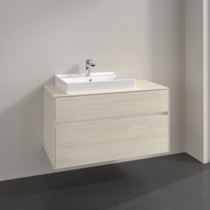 Villeroy and Boch Collaro vanity unit C01700AA 100x54.8x50cm, washbasin left, white oak