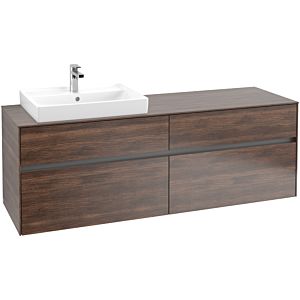 Villeroy & Boch Collaro Villeroy & Boch C02200VH 160x54.8x50cm, vanité gauche, Arizona Oak