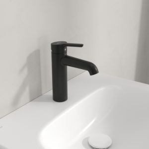 Villeroy und Boch Skyla Waschtischarmatur TVW116004000K5 Messing, AquaSmart, Matt Black