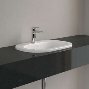 Villeroy & Boch O.Novo Einbauwaschtisch 41615601 56 x 40,5 cm, weiss,  mit Hahnloch & Überlauf