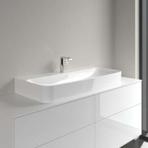 Villeroy & Boch Finion Waschtisch 41681HR1 100x47cm, weiss, Ceramicplus, ohne Überlauf