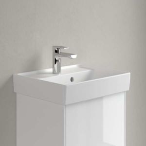 Villeroy und Boch Collaro Handwaschbecken 433445RW mit Überlauf, 45x37cm, stone white C-plus