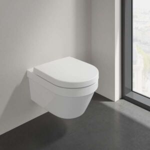 Villeroy and Boch Architectura MetalRim wall washdown WC 4694R0R1 37 x 53 cm, rimless, horizontal outlet, white C-plus