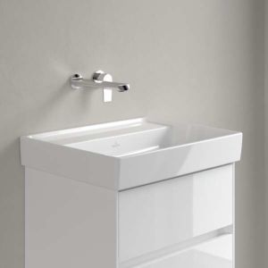 Villeroy und Boch Collaro Waschtisch 4A335801 ohne Überlauf, ohne Hahnloch, 55x44cm, weiß