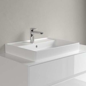 Villeroy und Boch Collaro Waschtisch 4A3360RW mit Überlauf, 60x47cm, stone white C-plus