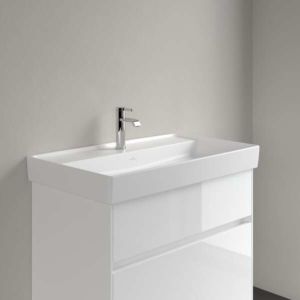 Villeroy und Boch Collaro Schrankwaschtisch 4A3381RW ohne Überlauf, 80x47cm, stone white C-plus