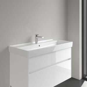 Villeroy & Boch Collaro Waschtisch 4A33A501 weiss, mit Hahnloch und Überlauf, 100x47cm