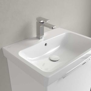 Villeroy und Boch Architectura Waschbecken 4A876G01 600 x 445 x 165 mm, Weiß Alpin, mit Überlauf, Unterseite geschliffen