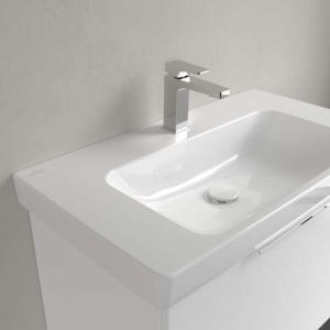 Villeroy und Boch Architectura Waschtisch 4A8781R1 80x44,5cm, 1 Hahnloch, ohne Überlauf, weiß C-plus