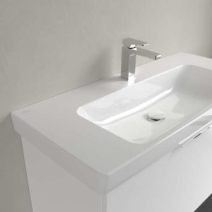 Villeroy und Boch Architectura Waschtisch 4A87A201 100x44,5cm, 1 Hahnloch, ohne Überlauf, weiß
