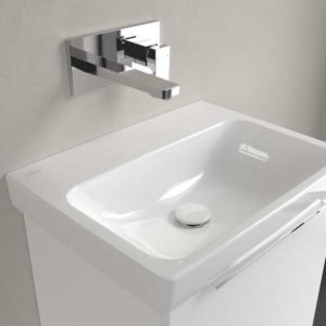 Villeroy und Boch Architectura Waschtisch 4A87MF01 55x42cm, geschliffen, ohne Überlauf, weiß