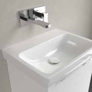 Villeroy und Boch Architectura Waschtisch 4A87MFR1 55x42cm, geschliffen, ohne Überlauf, weiß C-plus