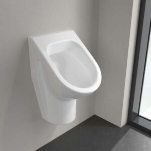 Villeroy & Boch urinoir à Architectura MetalRim 557425R1 blanc c-plus, entrée cachée, tamis, cible
