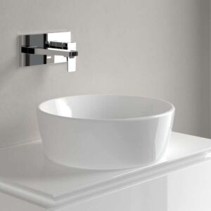 Villeroy &amp; Boch Architectura countertop washbasin 5A2546R1 450 x 450 x 155 mm, Alpine White CeramicPlus, without overflow
