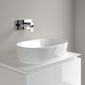 Villeroy und Boch Architectura Aufsatzwaschbecken 5A266101 600 x 400 x 155 mm, Weiß Alpin, ohne Überlauf