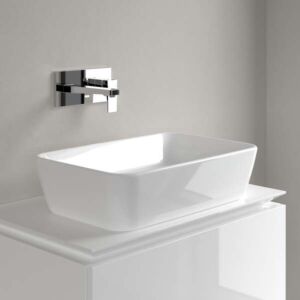 Villeroy und Boch Architectura Aufsatzwaschbecken 5A2761R1 600 x 405 x 155 mm, Weiß Alpin CeramicPlus, ohne Überlauf