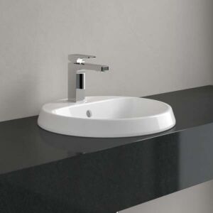 Lavabo encastré Villeroy &amp; Boch Architectura 5A654601 450 x 450 x 170 mm, Blanc alpin, sans trop-plein, dessous non émaillé