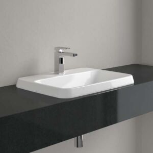 Lavabo encastré Villeroy &amp; Boch Architectura 5A676101 600 x 450 x 170 mm, Blanc alpin, sans trop-plein, dessous non émaillé