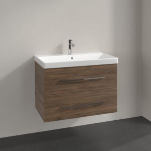 Villeroy und Boch Avento Waschtischunterschrank A89100VH  77,6 x 51,4 x 48,4 cm, 2 Auszüge, wandhängend, Arizona Oak