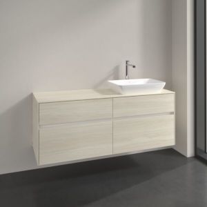 Villeroy und Boch Collaro Waschtischunterschrank C11800AA 140x54,8x50cm, Waschtisch rechts, white oak