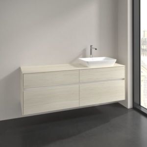 Villeroy and Boch Collaro vanity unit C12200AA 160x54.8x50cm, washbasin right, white oak