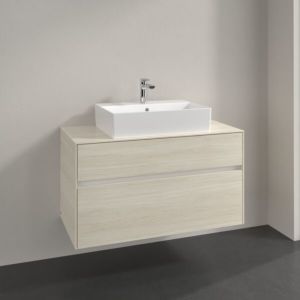 Villeroy and Boch Collaro vanity unit C12500AA 100x54.8x50cm, center washbasin, white oak