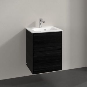 Meuble sous-vasque Villeroy et Boch Collaro C14100AB 47,2 x 61 x 40,4 cm, vasque centrale, chêne noir