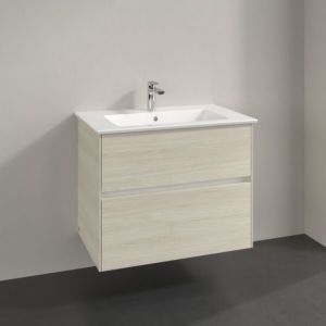 Villeroy and Boch Collaro vanity unit C14400AA 76.1x61x48cm, center basin, white oak