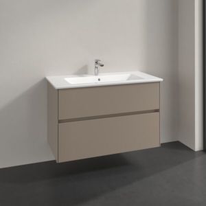Villeroy and Boch Collaro vanity unit C14500VM 96.1x61x48cm, center washbasin, taupe
