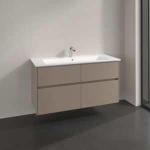 Villeroy and Boch Collaro vanity unit C146B0VM 116.1 x 61 x 48 cm, center basin, 8.6 W LED lighting, taupe