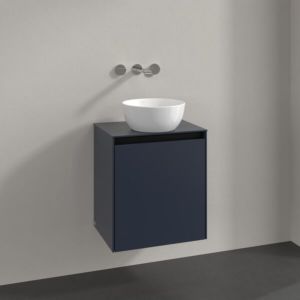 Villeroy and Boch Collaro vanity unit C14800VQ 50x54.8x38cm, center washbasin, marine blue