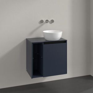 Villeroy und Boch Collaro Waschtischunterschrank C151B0VQ 60x54,8x38cm, Waschtisch rechts, LED-Beleuchtung 2,9 W, marine blue