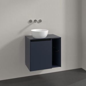 Villeroy und Boch Collaro Waschtischunterschrank C152B0VQ 60x54,8x38cm, Waschtisch links, LED-Beleuchtung 2,9 W, marine blue