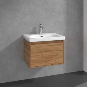 Villeroy and Boch Skyla vanity unit C78500RH 1 drawer, 622 x 436 x 439 mm, Kansas Oak