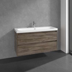 Villeroy and Boch Skyla vanity unit C80000RK 2 drawers, 1172 x 596 x 439 mm, Stone Oak