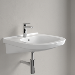 Villeroy & Boch O.Novo Vita Waschtisch 41195501 weiss, 56 x 55cm, mit Überlauf und Hahnloch