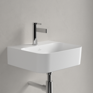 Lavabo Villeroy &amp; Boch Finion 436443RW 430 x 390 x 140 mm, sans trop-plein, Céramique Blanc PierrePlus