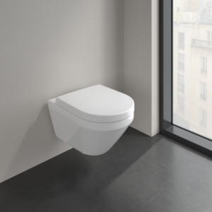Villeroy und Boch Architectura Wand-Tiefspül-WC 4694C001 37x53cm, rund, TwistFlush, spülrandlos, weiß