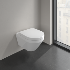 Villeroy and Boch Architectura wall-hung washdown toilet 4694C0R1 37x53cm, round, TwistFlush, rimless, white C-plus