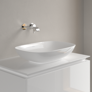 Villeroy &amp; Boch Loop &amp; friends countertop washbasin 4A4901R1 56x38cm, without tap platform, without overflow, white CeramicPlus