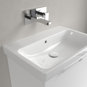 Villeroy und Boch Architectura Waschbecken 4A876701 650 x 445 x 165 mm, Weiß Alpin, mit Überlauf