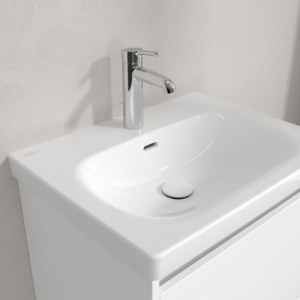 Villeroy and Boch Skyla washbasin 5A516001 60x46cm, for 3-hole tap, with overflow, White Alpine