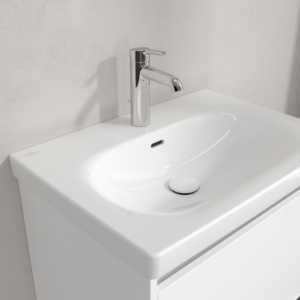 Villeroy and Boch Skyla washbasin 5A516501 65x46cm, for 3-hole tap, with overflow, White Alpine